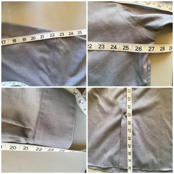 Kenneth cole mens awareness grey multicolor button down long sleeve non iron XL - Picture 3 of 9